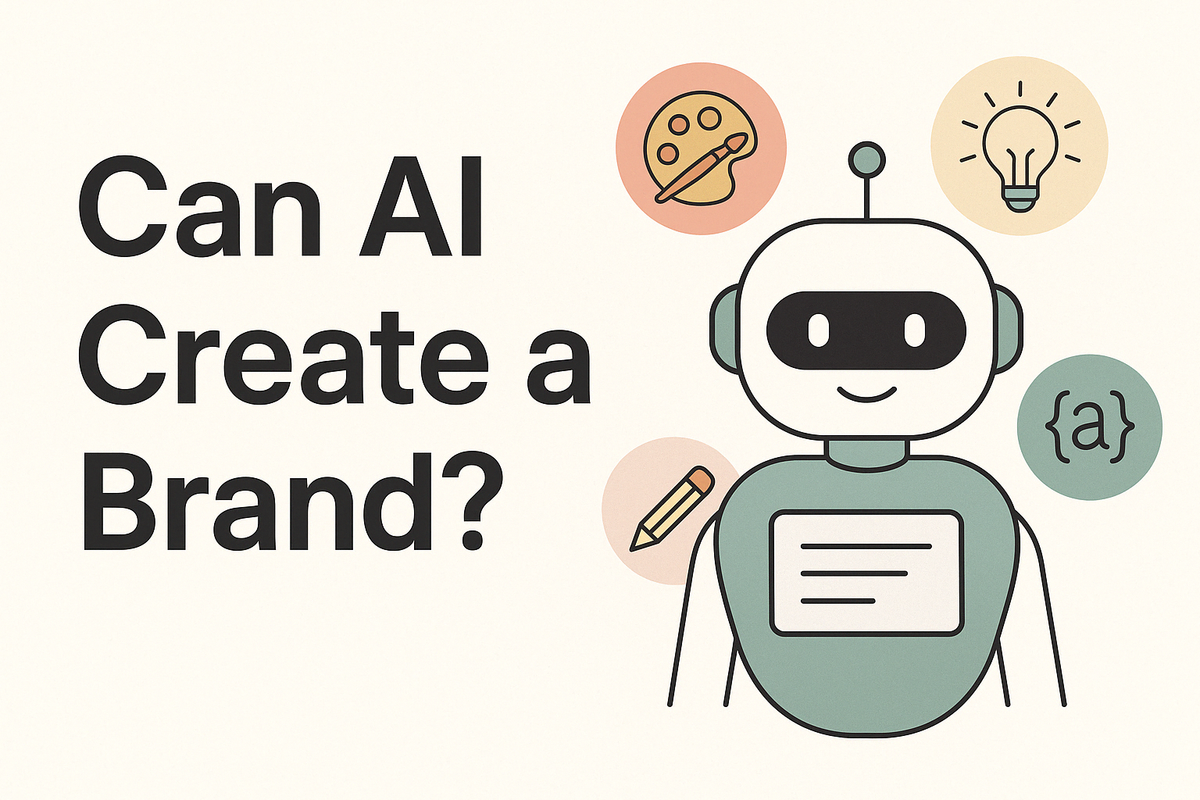 Illustration of AI assisting with beauty brand creation and product design