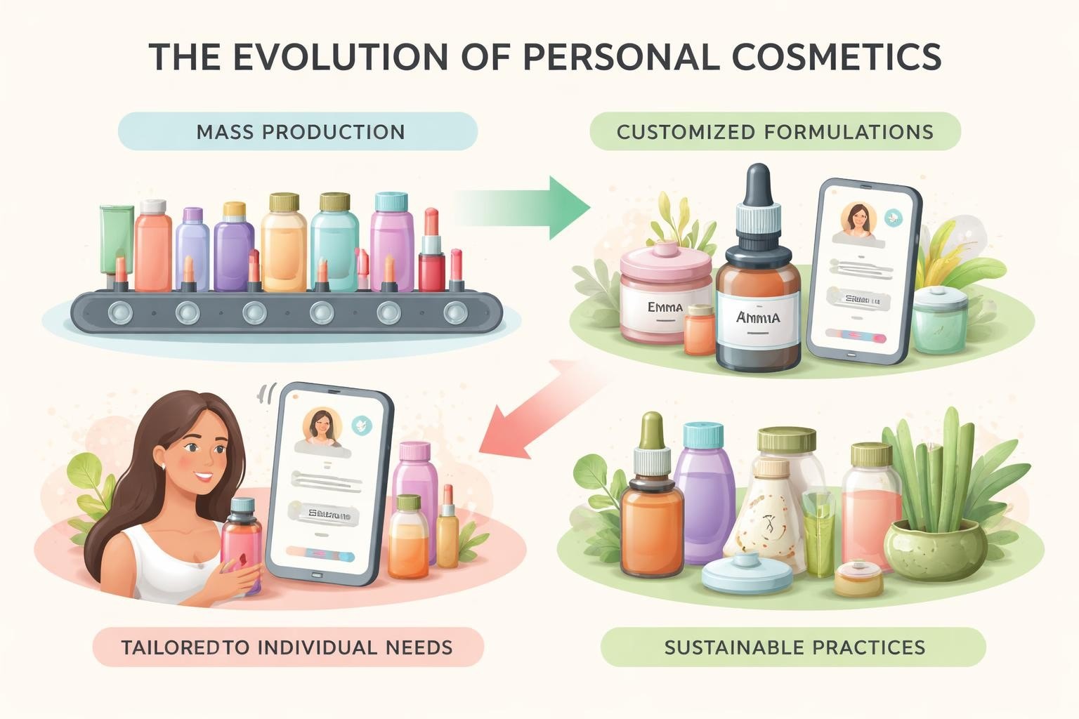 Personal Cosmetics: Creating Custom Formulations