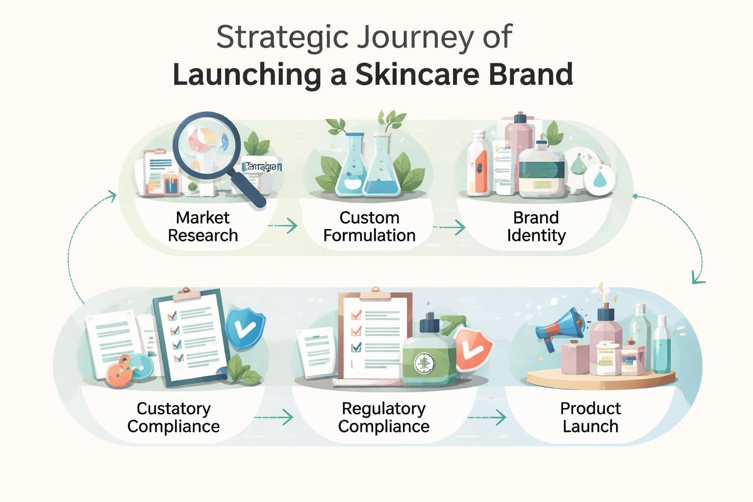 Steps to Create Your Own Skincare Brand in 2026
