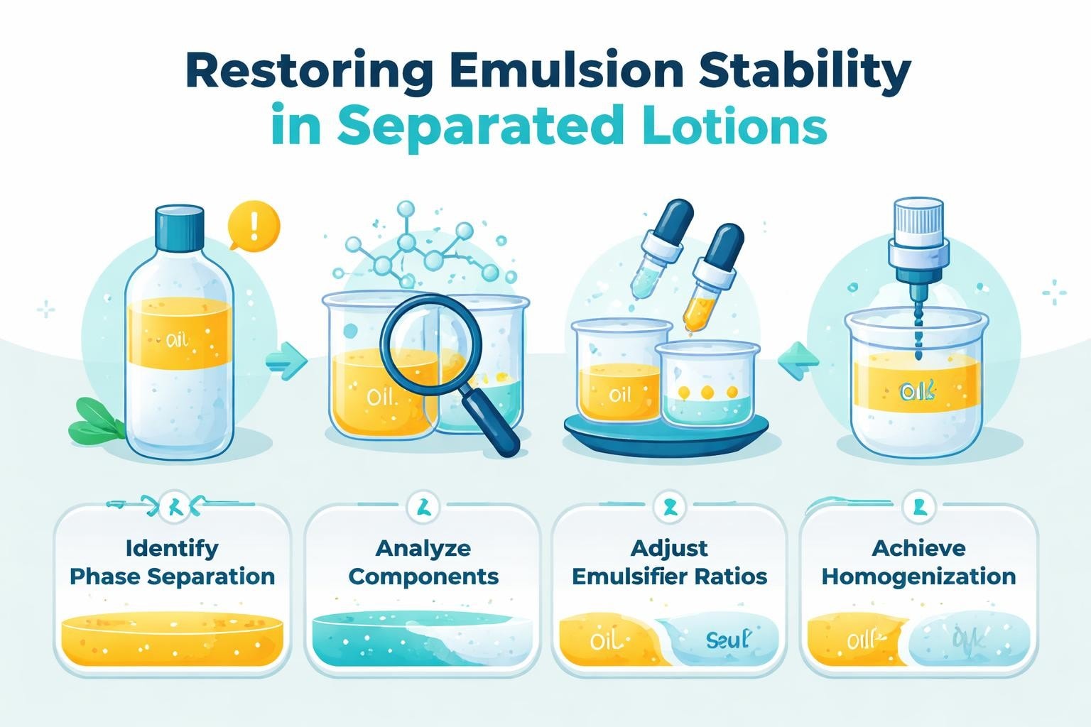 How to Fix a Separated Lotion Formula
