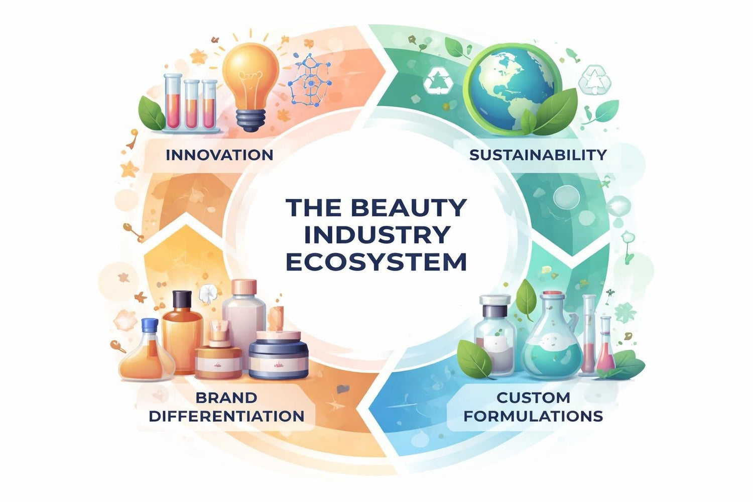 The Beauty Industry: Trends, Innovation & Custom Formulations