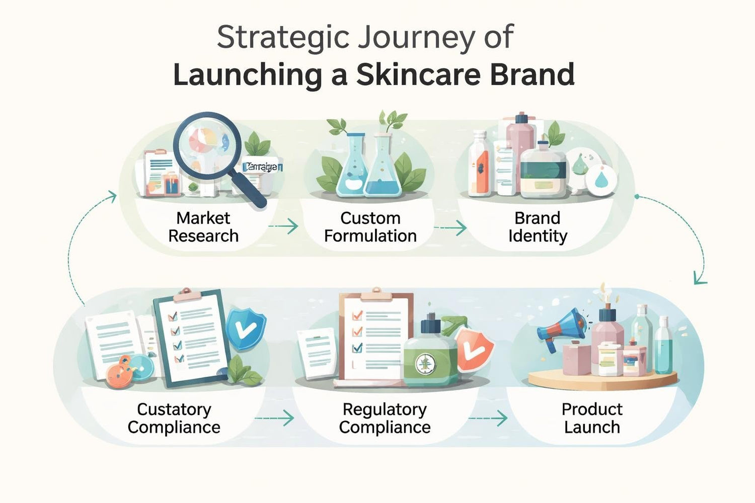 Steps to Create Your Own Skincare Brand in 2026