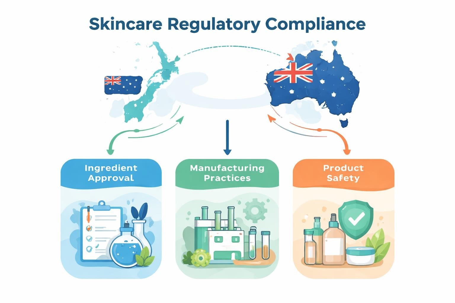 Skincare Formulation Standards in New Zealand & Australia
