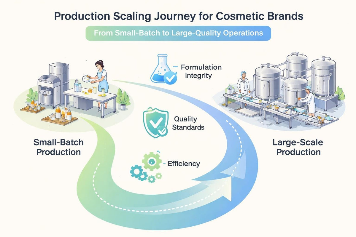 Scale Production How to Scale Cosmetic Production Without Losing Quality
